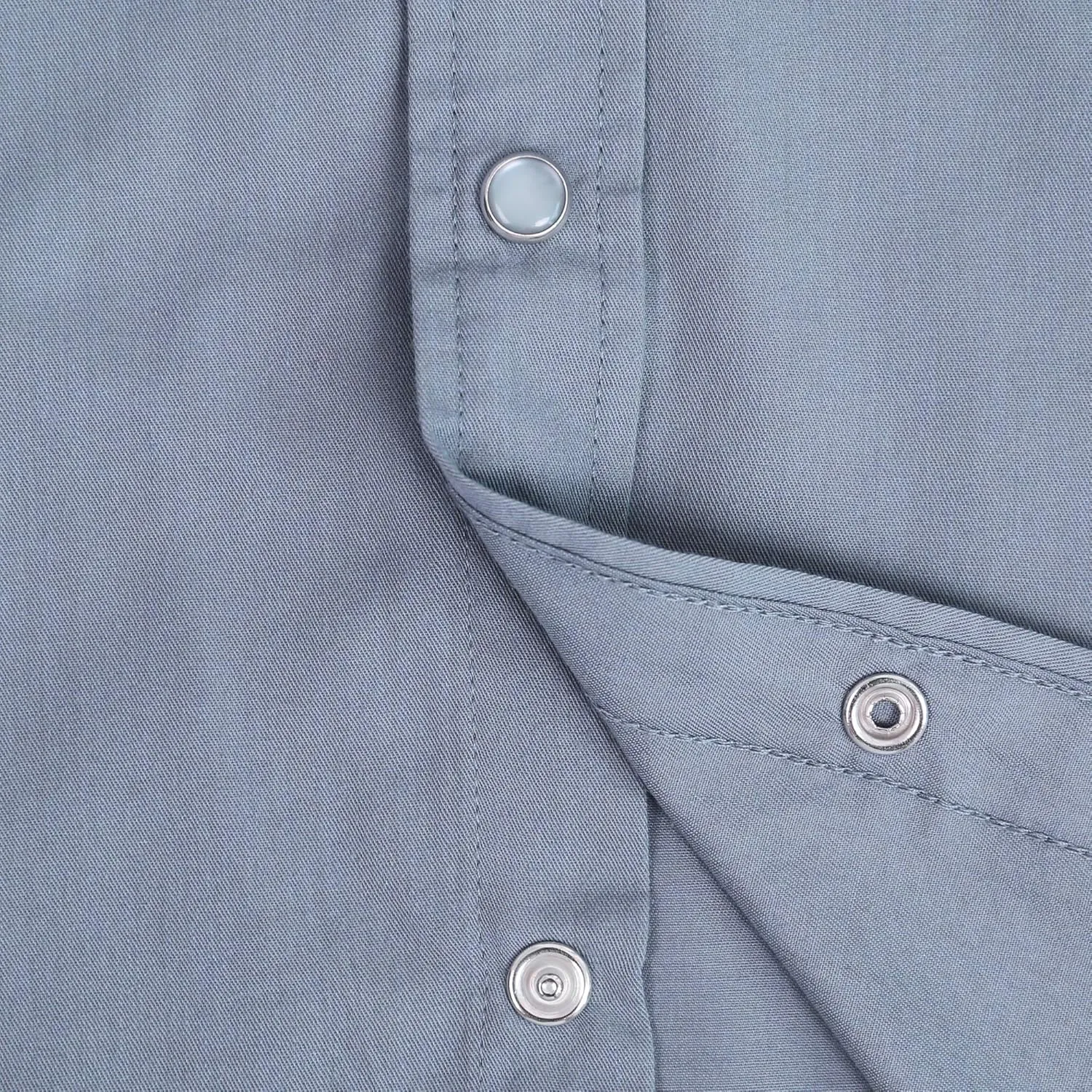 Mens Western Cowboy Pearl Snap Short Sleeve Casual Two Pockets Work Solid Derss Button Up Wrinkle Free Shirts