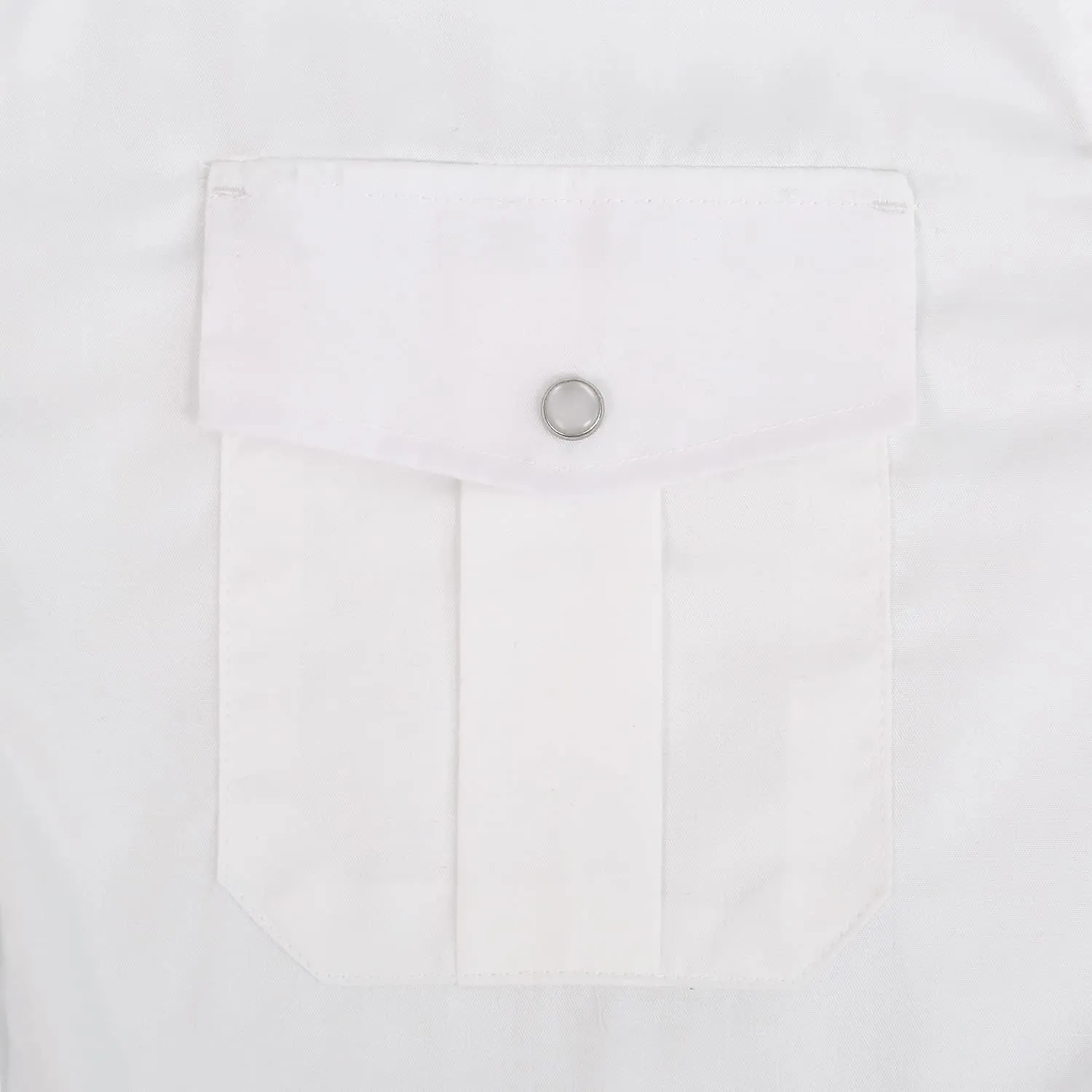 Mens Western Cowboy Pearl Snap Short Sleeve Casual Two Pockets Work Solid Derss Button Up Wrinkle Free Shirts