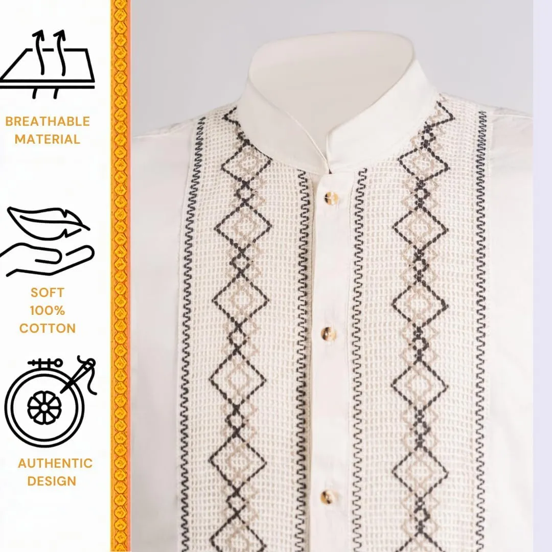 Mexican Shirts for Men - Guayabera Shirts for Men, Elegant 100% Cotton, Made in Mexico, guayaberas para Hombre
