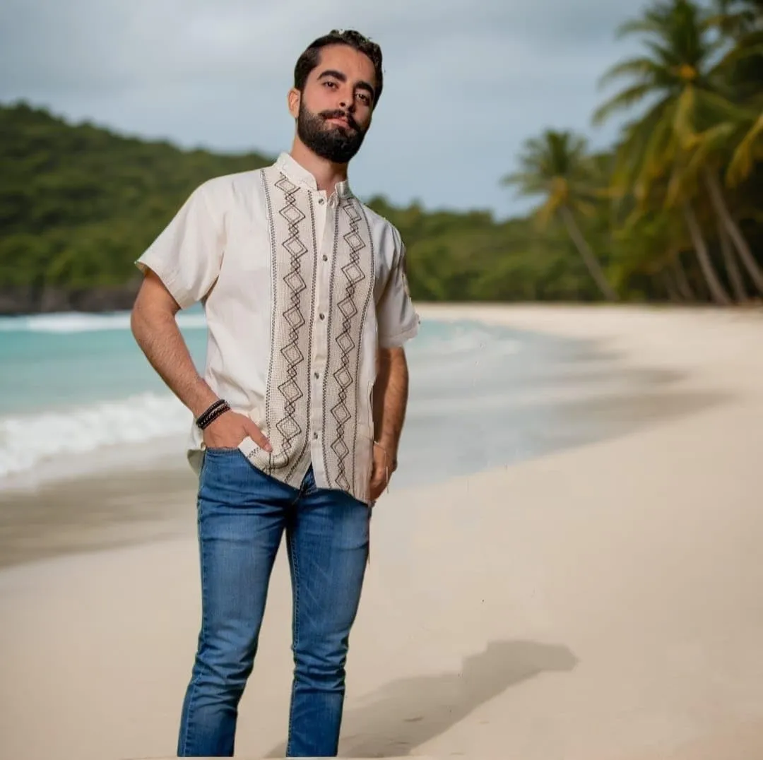 Mexican Shirts for Men - Guayabera Shirts for Men, Elegant 100% Cotton, Made in Mexico, guayaberas para Hombre