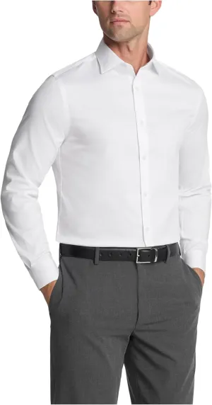 Michael Kors Men's Dress Shirt Comfort Stretch Slim Fit