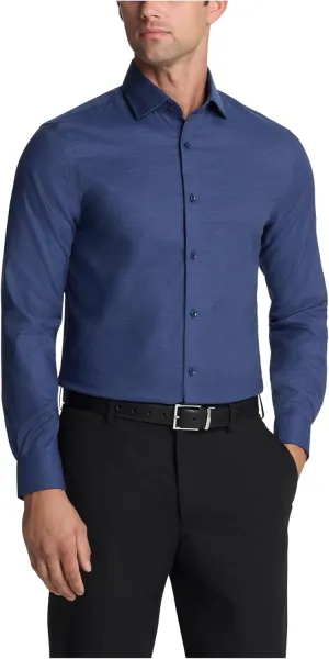 Michael Kors Men's Dress Shirt Comfort Stretch Slim Fit