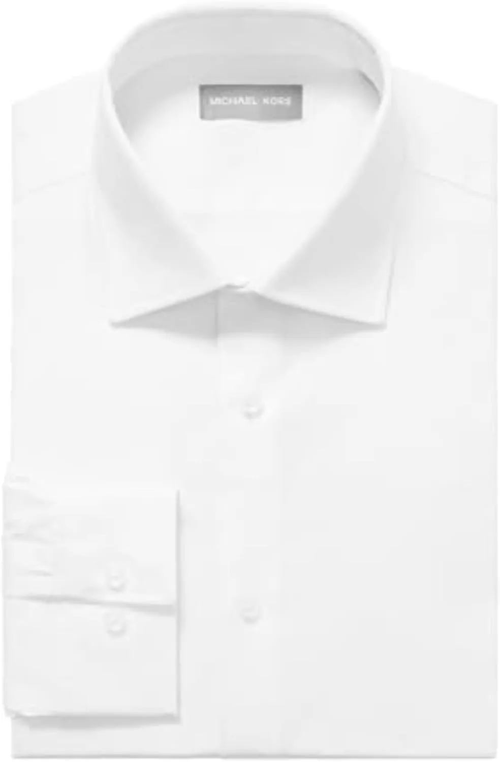 Michael Kors Men's Dress Shirt Ultra Wrinkle Free Stretch Regular Fit
