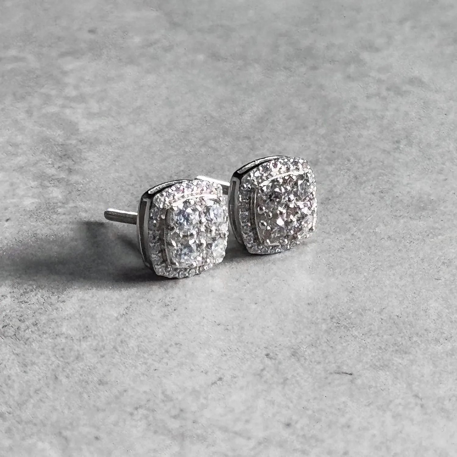 Moissanite Stud Earrings for Men & Women  925 Sterling Silver, Screw Back, Hypoallergenic, Passes Diamond Tester, Luxury Gift