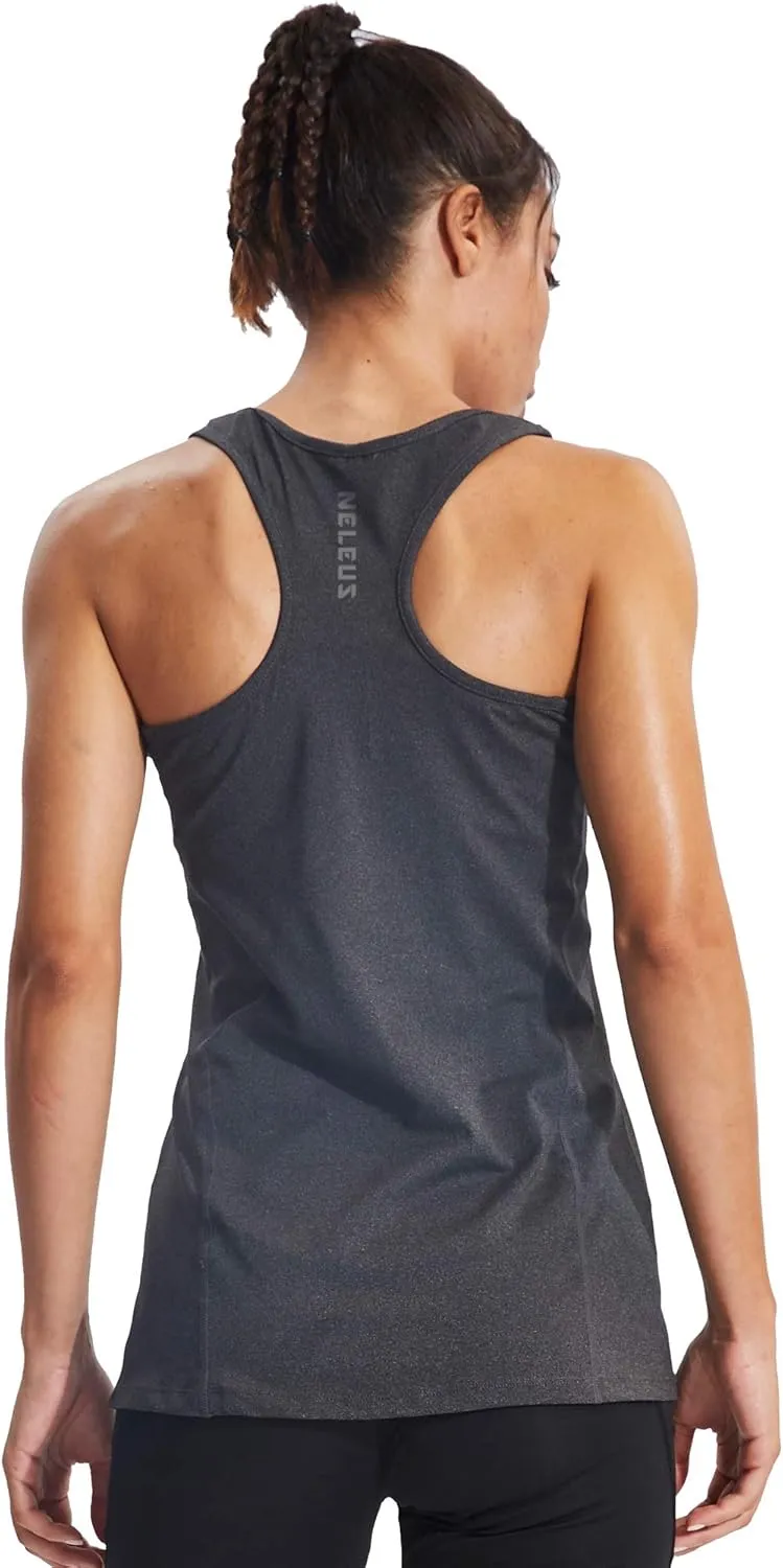 NELEUS Women's Workout Tank Top Racerback Yoga Tanks Athletic Gym Shirts
