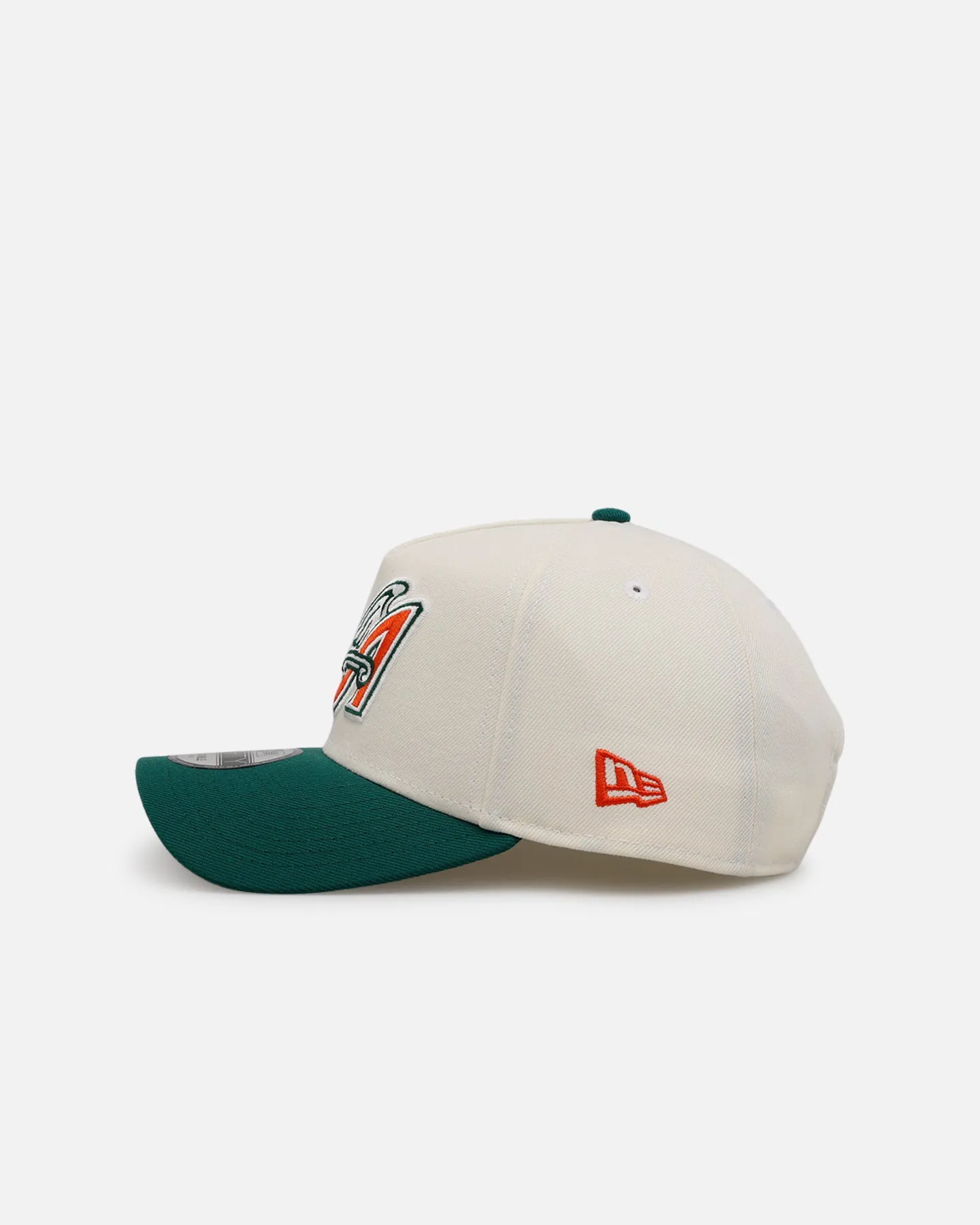 New Era Anaheim Angels 'Citrus' 9FORTY A-Frame Snapback Chrome/Green/Orange