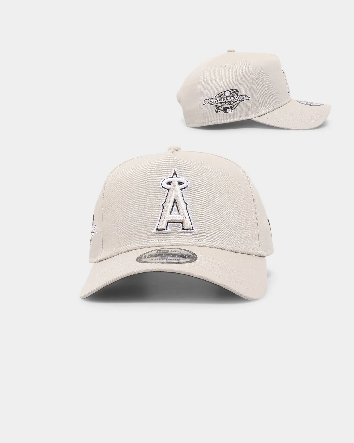 New Era Anaheim Angels 'Oat Mocha' 9FORTY A-Frame Snapback Stone
