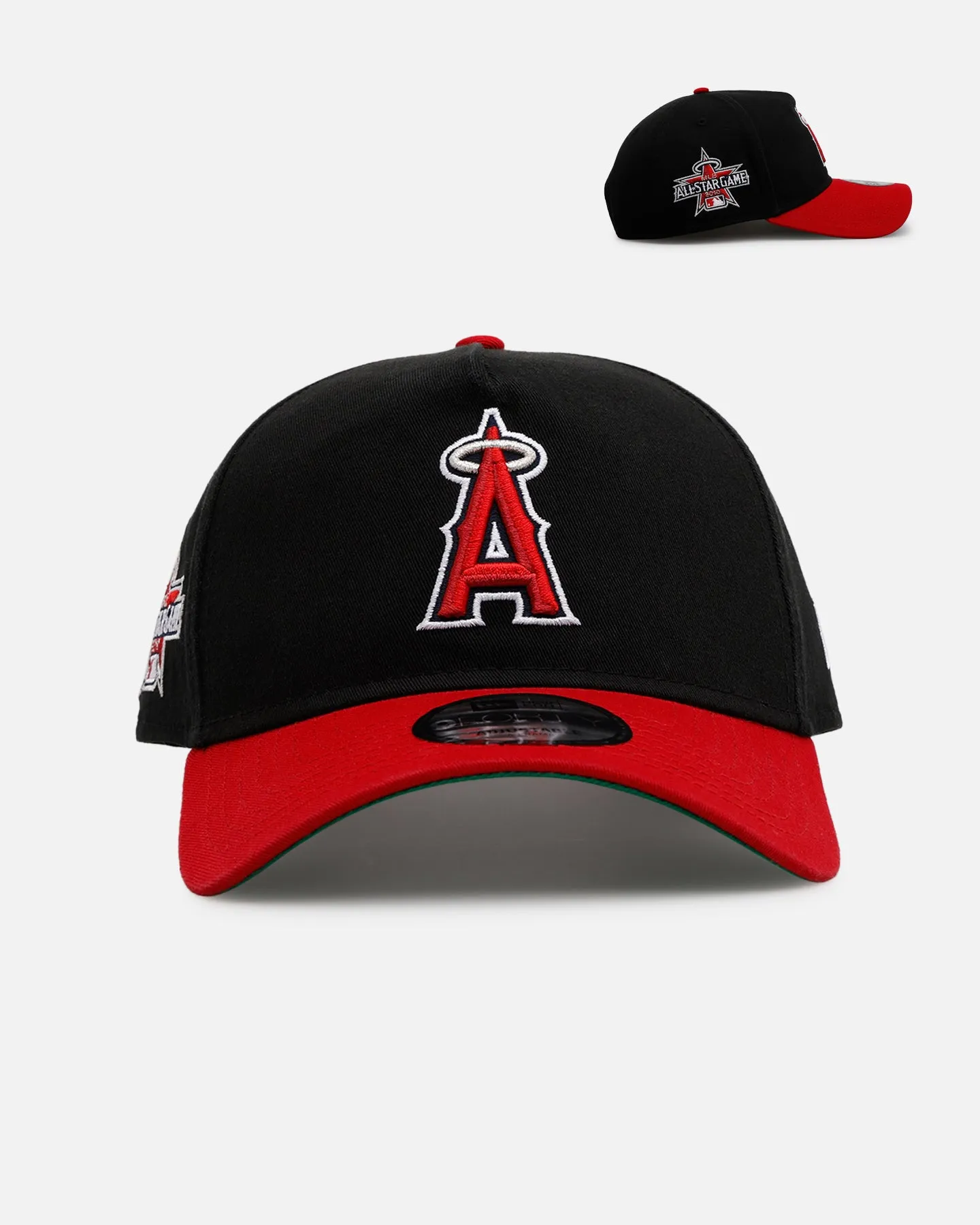 New Era Anaheim Angels 'Pigment Dye Two Tone' 9FORTY A-Frame Snapback Black/Official Team Color