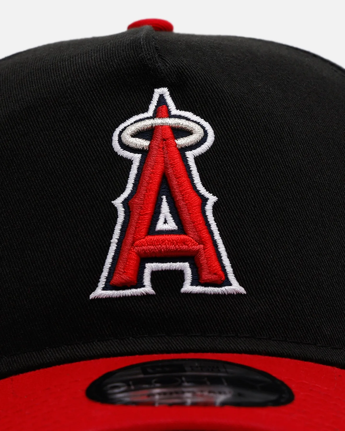 New Era Anaheim Angels 'Pigment Dye Two Tone' 9FORTY A-Frame Snapback Black/Official Team Color