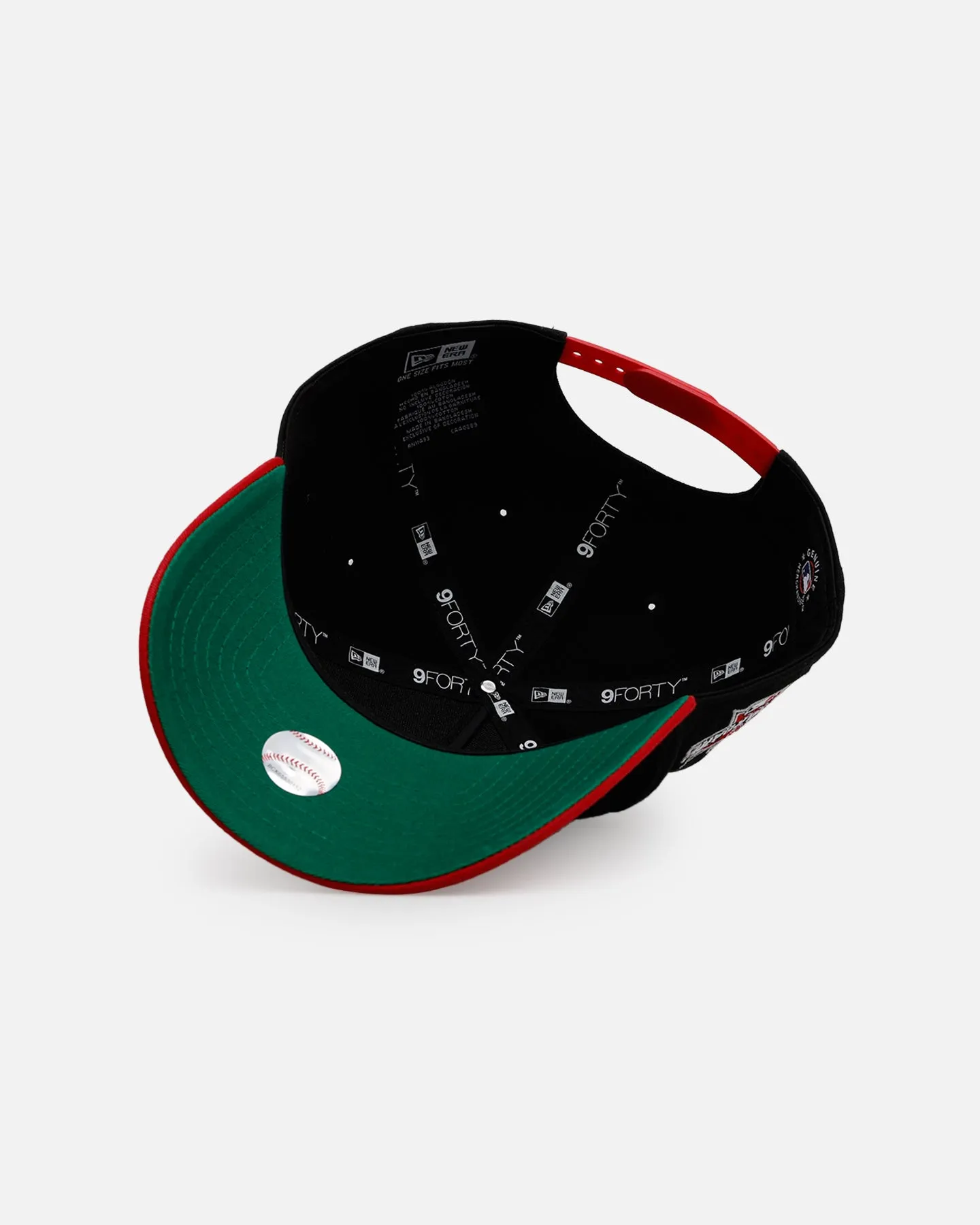 New Era Anaheim Angels 'Pigment Dye Two Tone' 9FORTY A-Frame Snapback Black/Official Team Color
