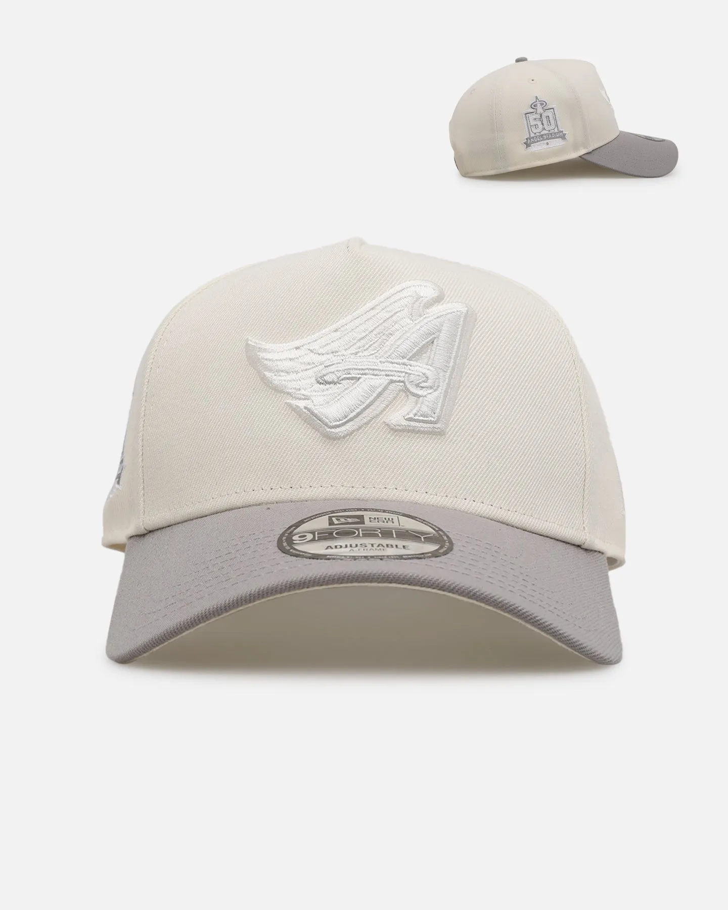 New Era Anaheim Angels 'Too Clean' 9FORTY A-Frame Snapback Chrome