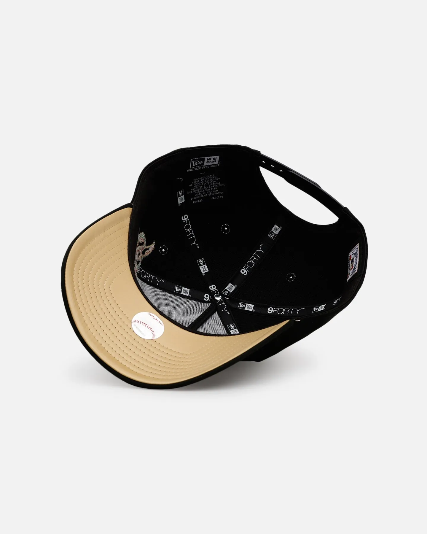 New Era Anaheim Angels 'Year Of The Snake' 9FORTY A-Frame Snapback Black/Gold