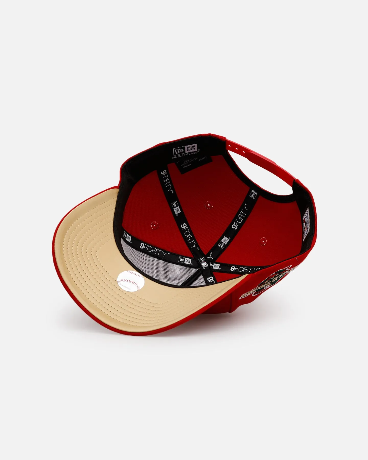 New Era Anaheim Angels 'Year Of The Snake' 9FORTY A-Frame Snapback Red/Gold