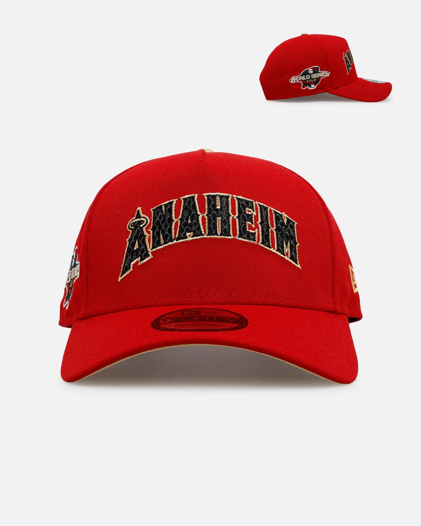 New Era Anaheim Angels 'Year Of The Snake' 9FORTY A-Frame Snapback Red/Gold