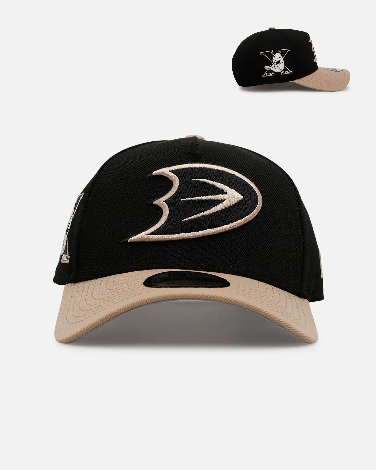 New Era Anaheim Ducks 'Desert Nights' 9FORTY A-Frame Snapback Black/Camel