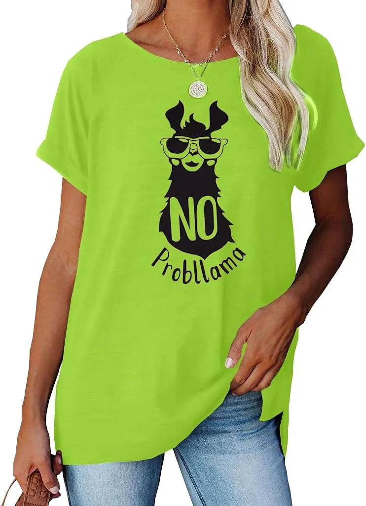 NIUBIA Women's T Shirts Summer Tops Simple Heart Graphic Shirts Sayings Short Sleeve Vacation Casual Blouse Thankful Tee