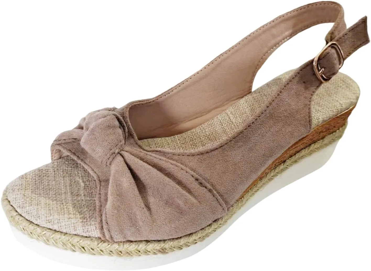 Orthopedic Sandals for Women,Women Walking Slippers with Arch Support Wedge Sandals Summer Dressy Open Toe Ankle Strap Platform Beach Casual