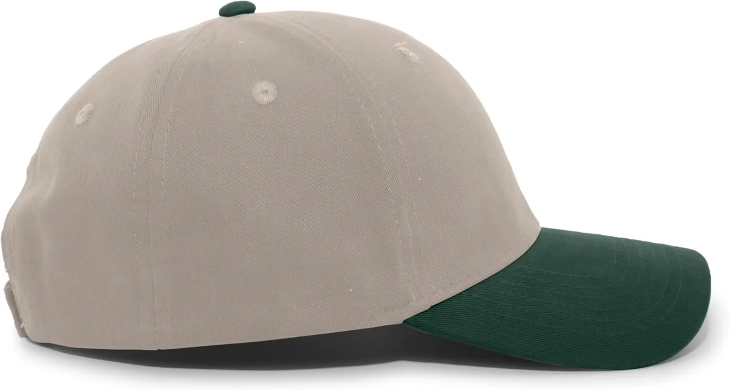 Pacific Headwear Brushed Cotton Twill Hook-and-Loop Adjustable Cap