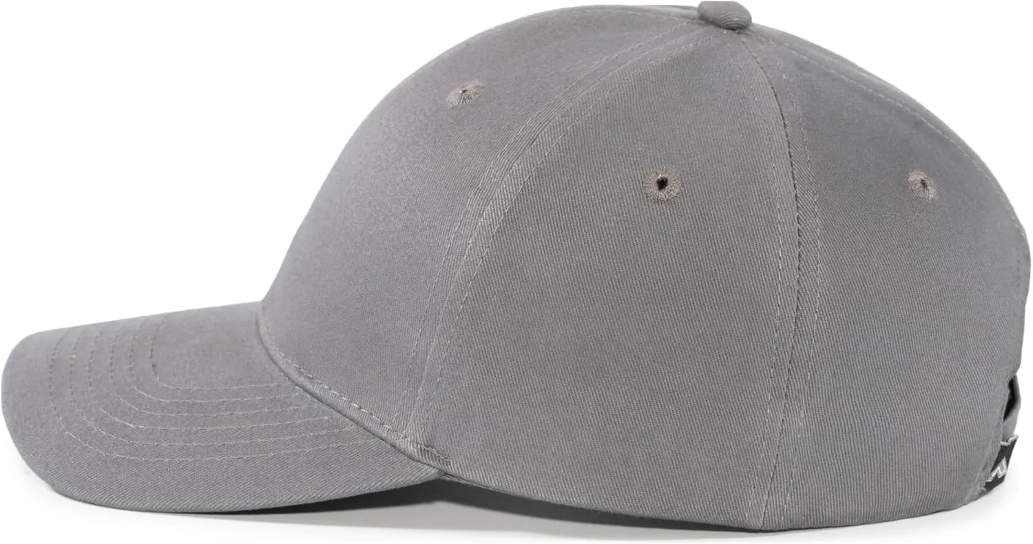 Pacific Headwear Brushed Cotton Twill Hook-and-Loop Adjustable Cap
