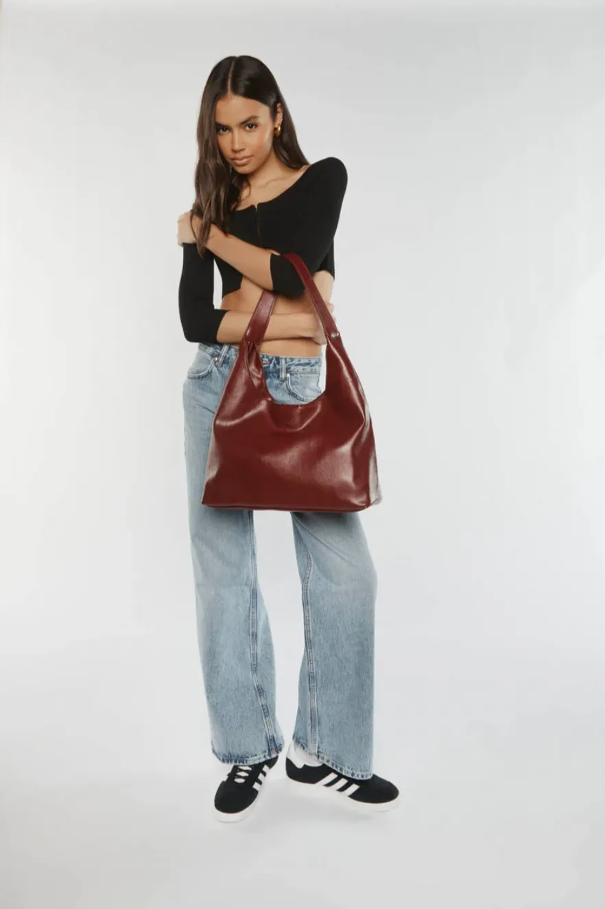 PETA   JAIN JAMI TOTE - CHERRY CRINKLE/GOLD