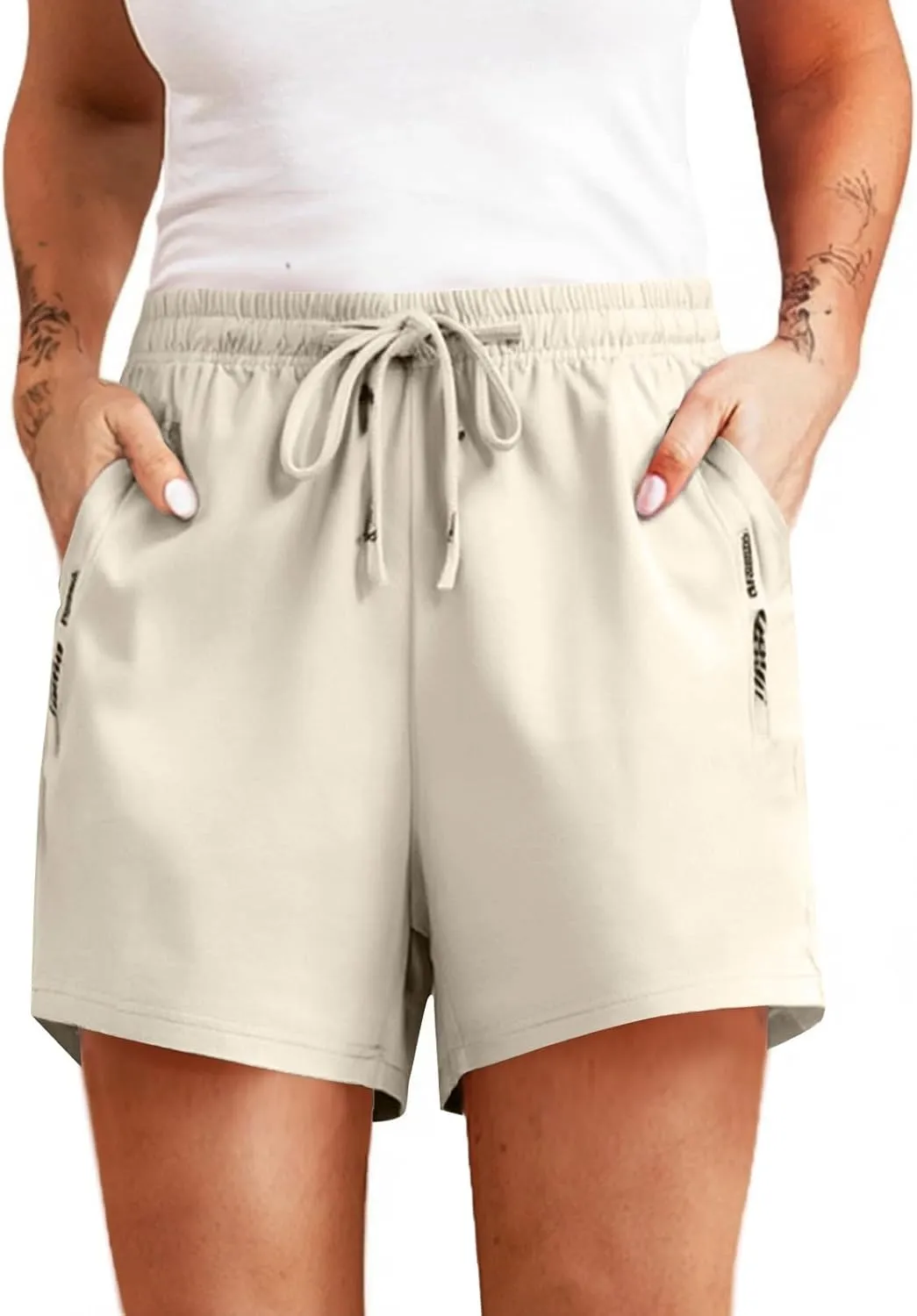 Plus Size Running Shorts for Women Summer Quick Drying Sportswear Athletic Casual Solid Elastic Waist Pants