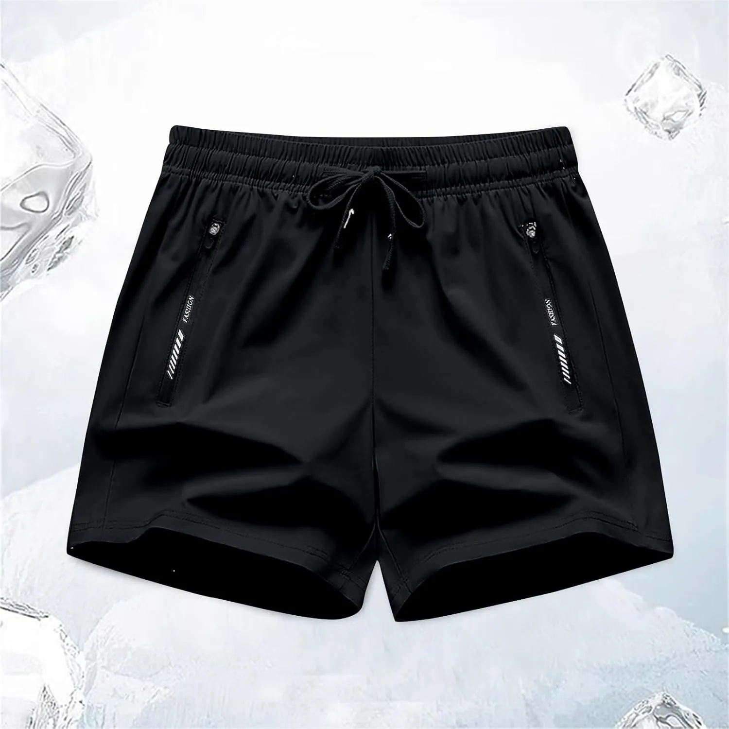 Plus Size Running Shorts for Women Summer Quick Drying Sportswear Athletic Casual Solid Elastic Waist Pants