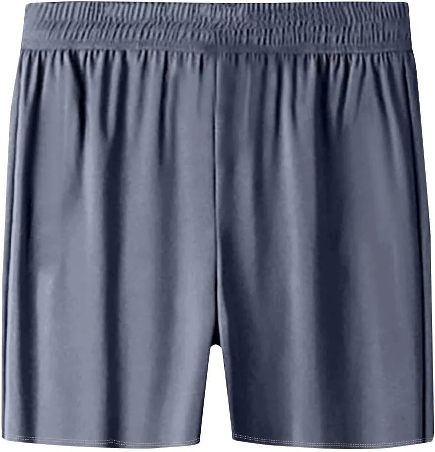 Plus Size Running Shorts for Women Summer Quick Drying Sportswear Athletic Casual Solid Elastic Waist Pants