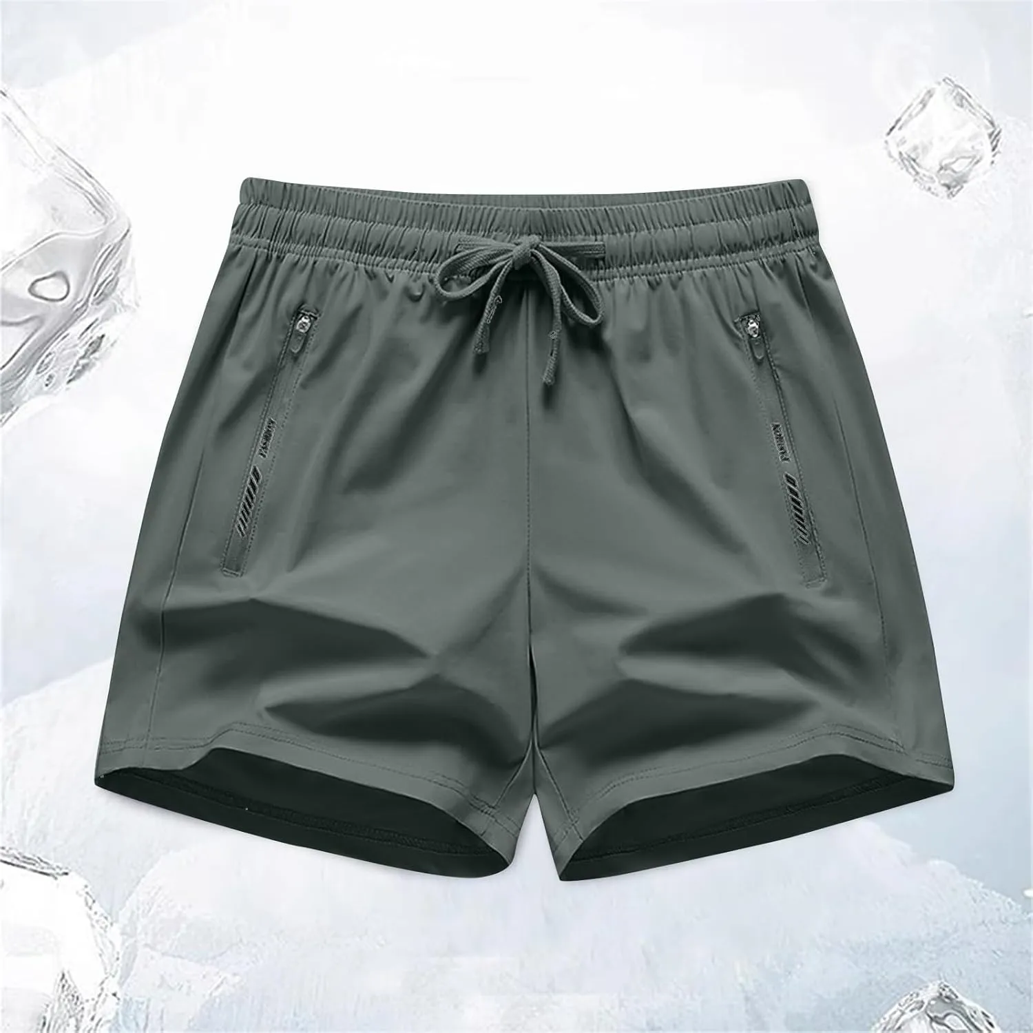 Plus Size Running Shorts for Women Summer Quick Drying Sportswear Athletic Casual Solid Elastic Waist Pants
