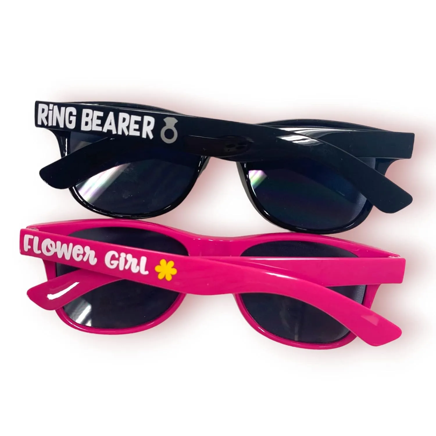 Ring Bearer and Flower Girl Sunglass Set | Girl and Boy Ring Security Proposal | Wedding Party Gift 