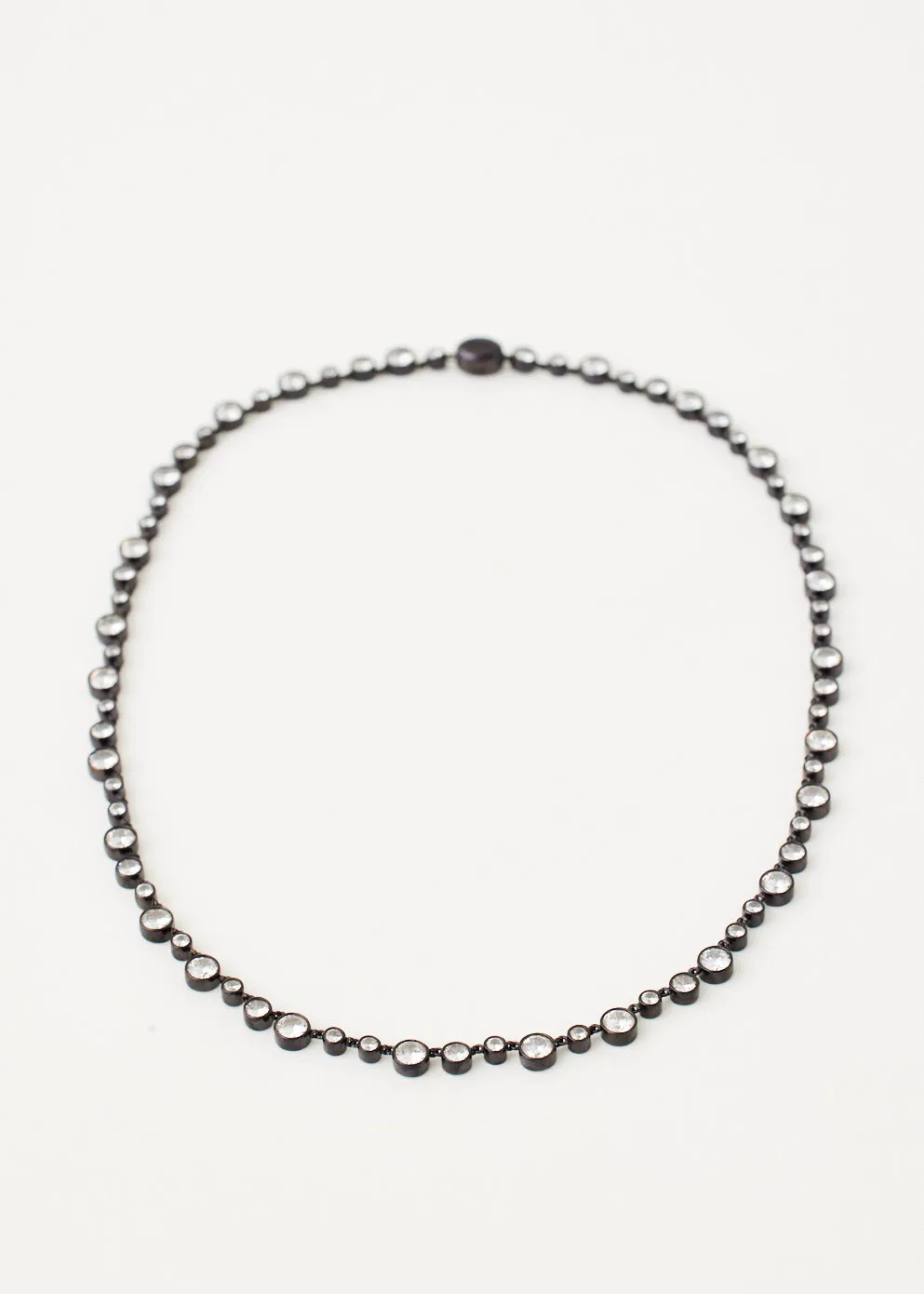 Round Bezel Balance Necklace