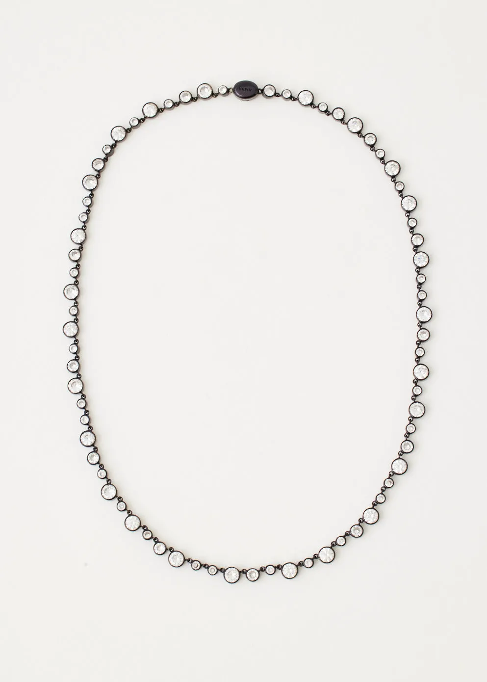 Round Bezel Balance Necklace