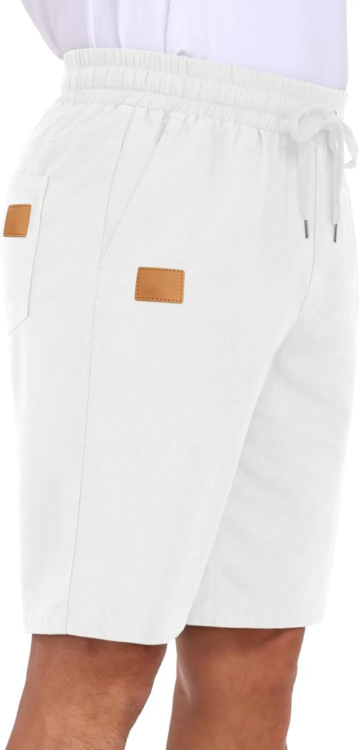Sailwind Mens Casual Shorts Drawstring Summer Beach Elastic Waist Golf Shorts