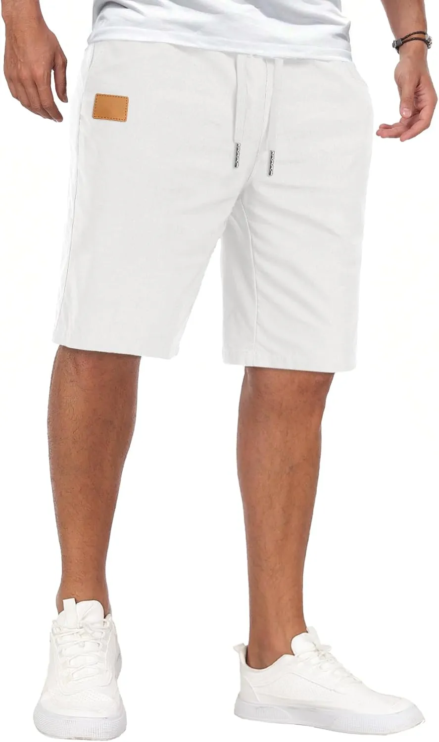 Sailwind Mens Casual Shorts Drawstring Summer Beach Elastic Waist Golf Shorts