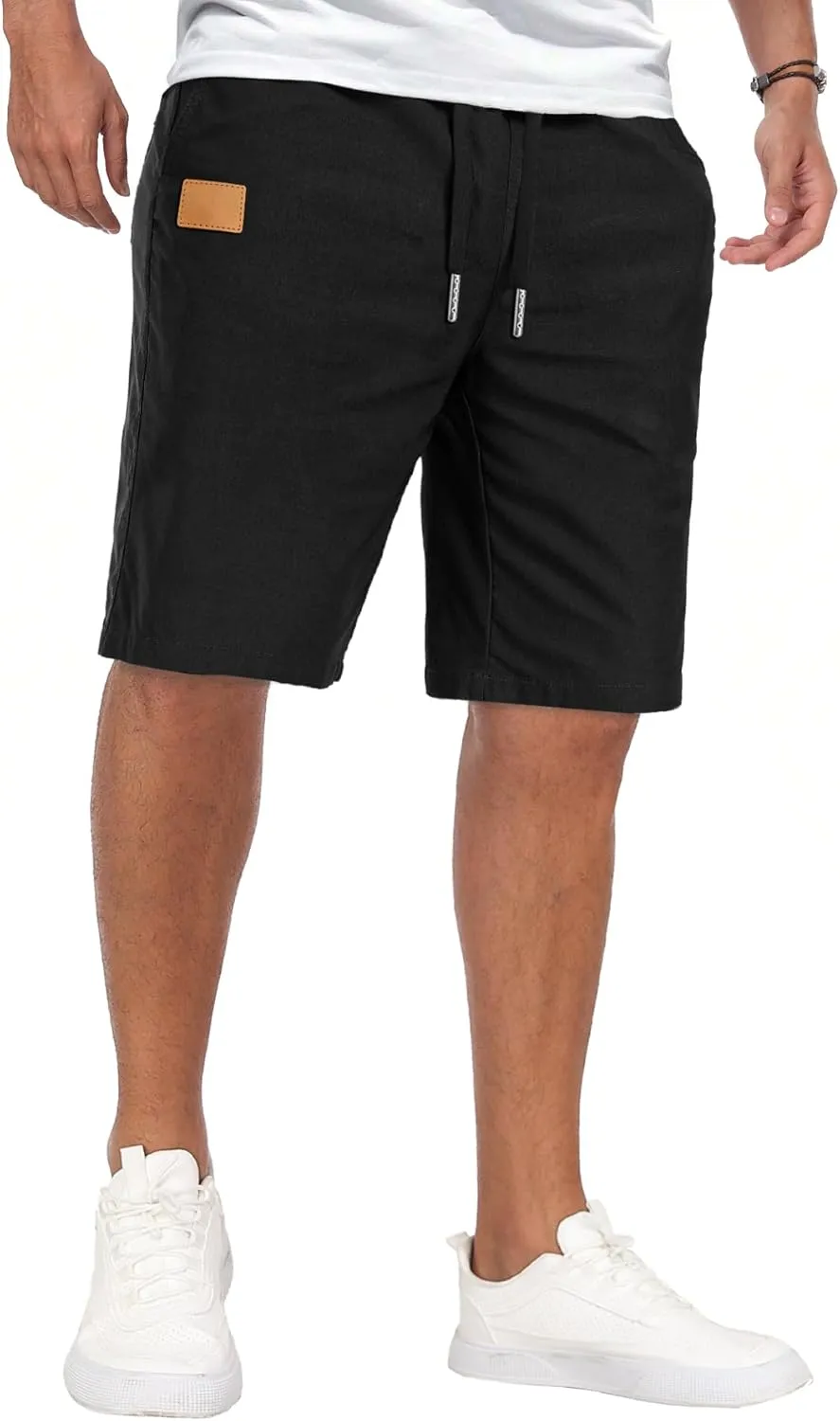 Sailwind Mens Casual Shorts Drawstring Summer Beach Elastic Waist Golf Shorts