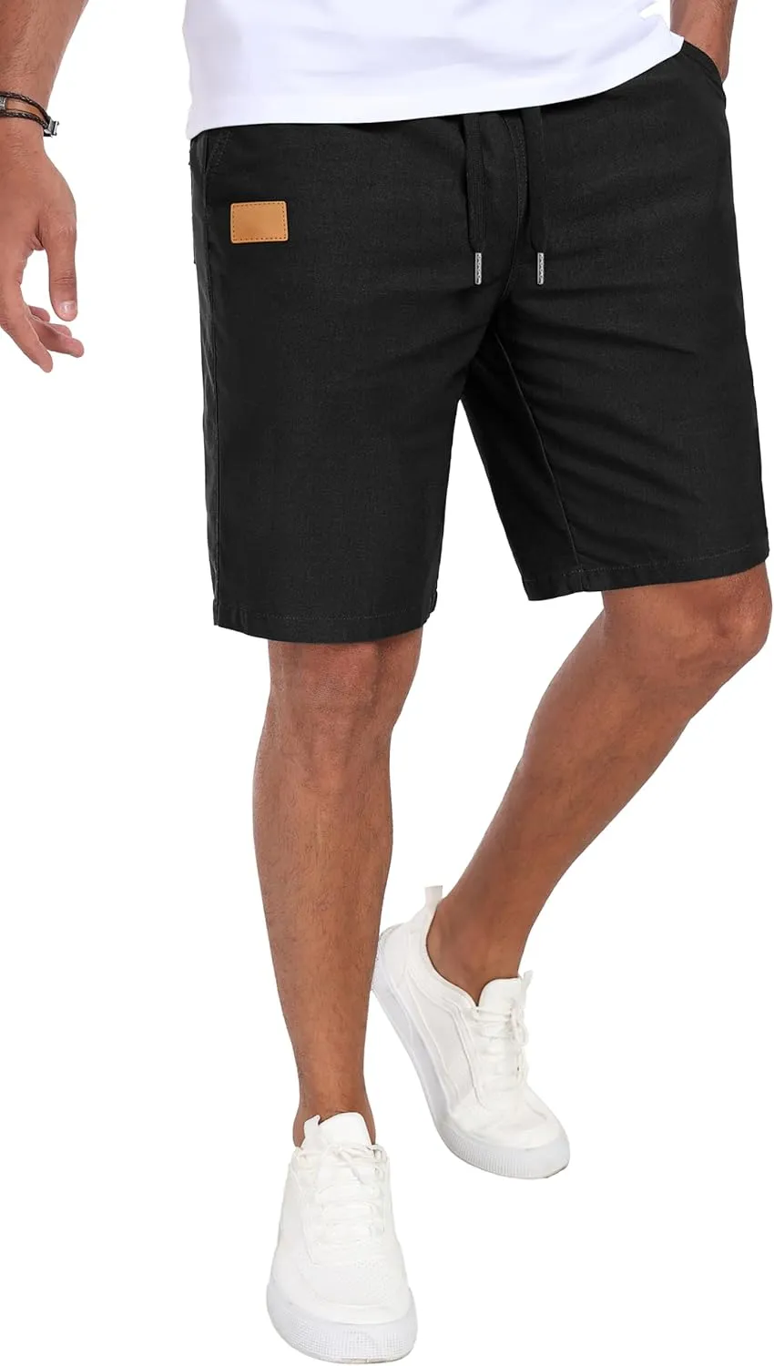 Sailwind Mens Casual Shorts Drawstring Summer Beach Elastic Waist Golf Shorts