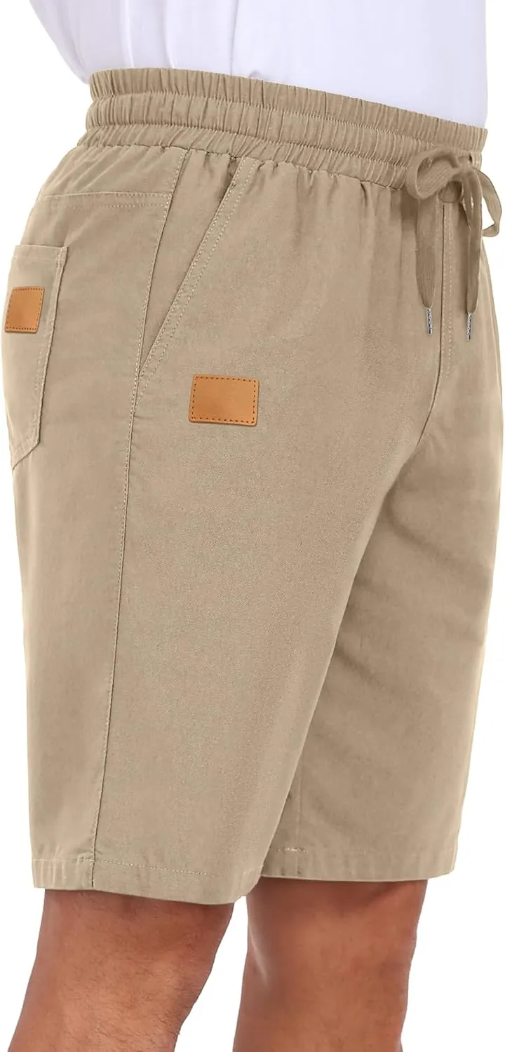 Sailwind Mens Casual Shorts Drawstring Summer Beach Elastic Waist Golf Shorts
