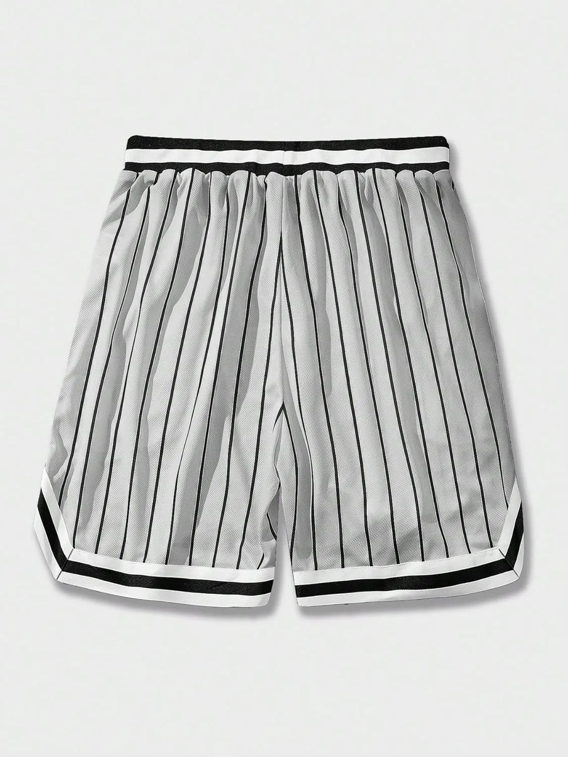 SHENHE Men's Summer Graphic Shorts Drawstring Waist Sports Track Shorts