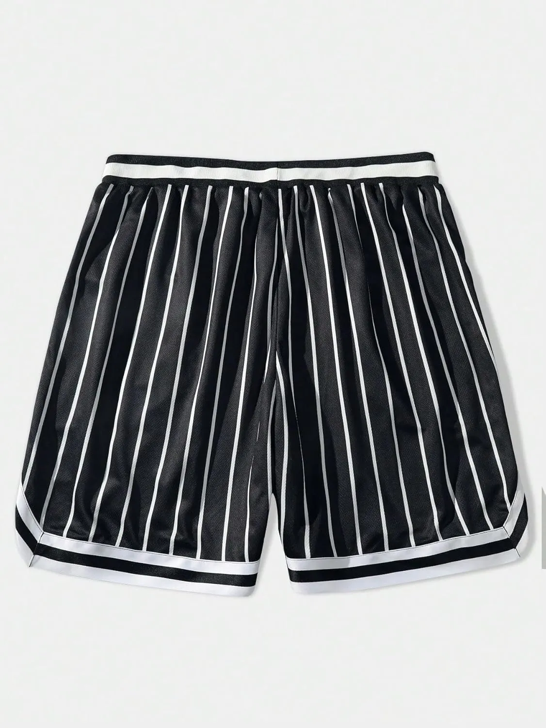 SHENHE Men's Summer Graphic Shorts Drawstring Waist Sports Track Shorts