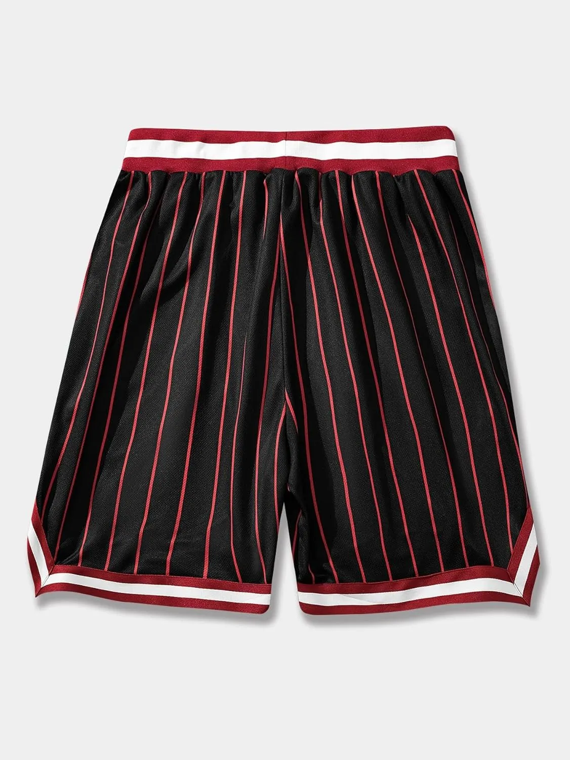 SHENHE Men's Summer Graphic Shorts Drawstring Waist Sports Track Shorts
