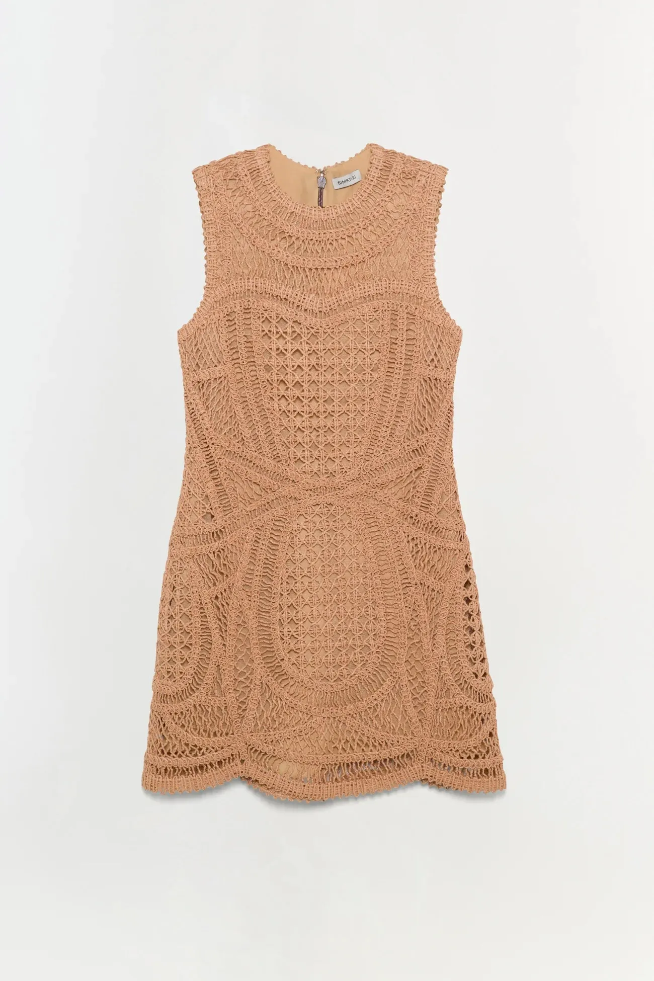 Simkhai Coen S/L Crewneck Mini Dress