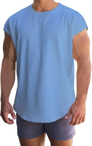 Sleeveless Shirts for Men Vest Fashion Casual Vintage Wash Sleeveless T Shirt Vest Top Shirts Men Mens Undershirts