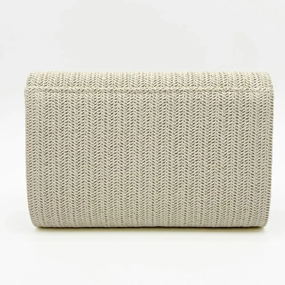 Small Straw Clutch Purse Evening Bag for Women Summer Boho Woven Beach Purse Raffia Crossbody Handbag 2025 Vacation