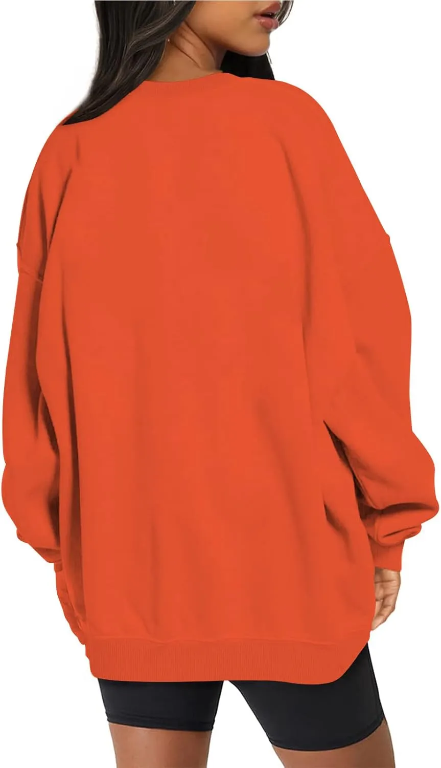 Stessotudo Oversized Sweatshirts for Women Crewneck Long Sleeve Baggy Boyfriend Tops Loose Fit Solid Casual Y2K Streetwear