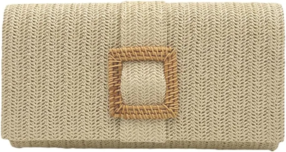 Straw Clutch Purse Women Evening Handbag Boho Crossbody Bag Summer Beach Woven Raffia Bag 2025 Wedding Travel Purse