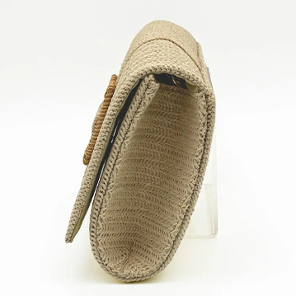 Straw Clutch Purse Women Evening Handbag Boho Crossbody Bag Summer Beach Woven Raffia Bag 2025 Wedding Travel Purse