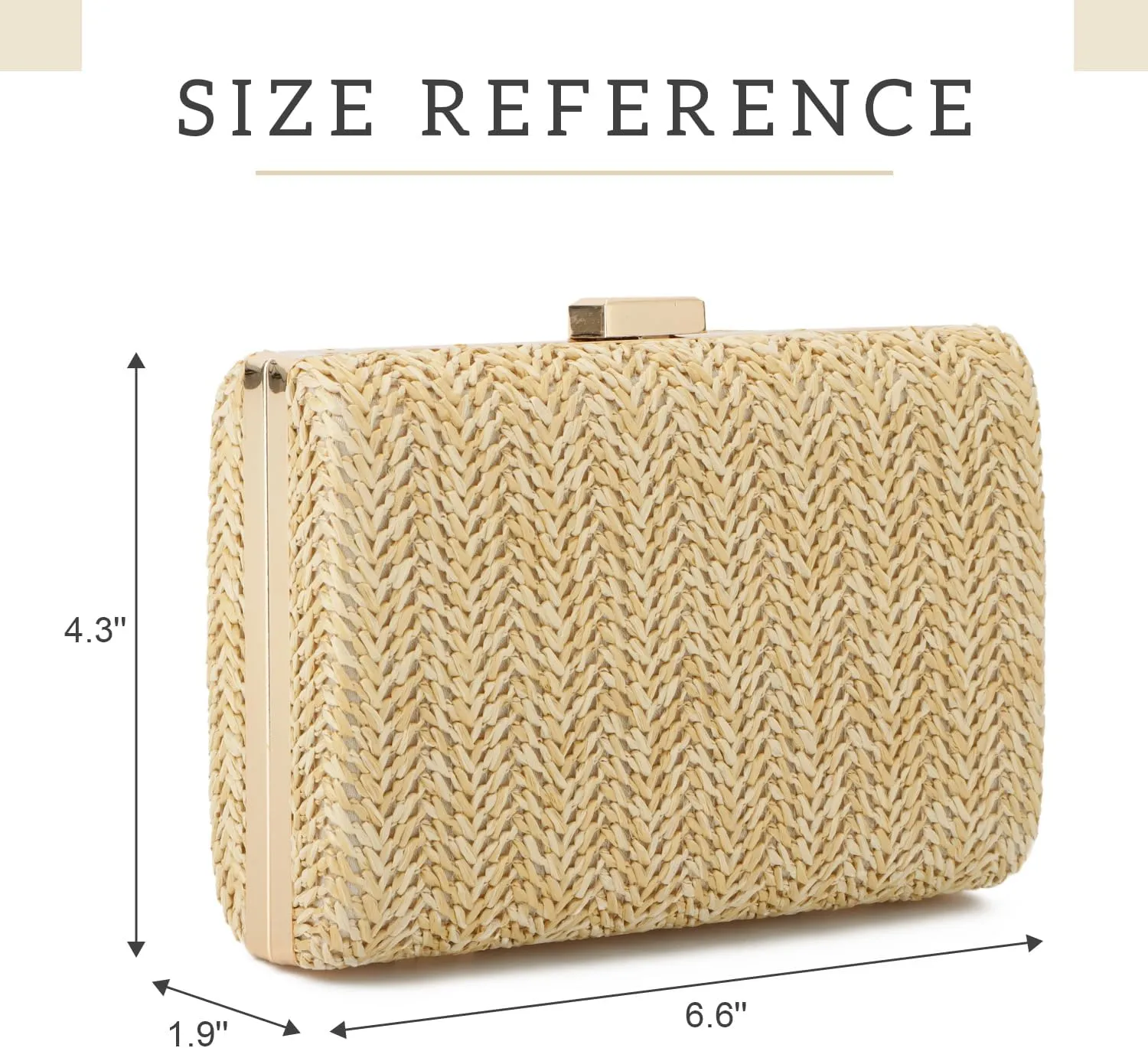 Straw Clutch Purses for Women Summer Evening Bag Raffia Crossbody Purses Woven Beach Handbags