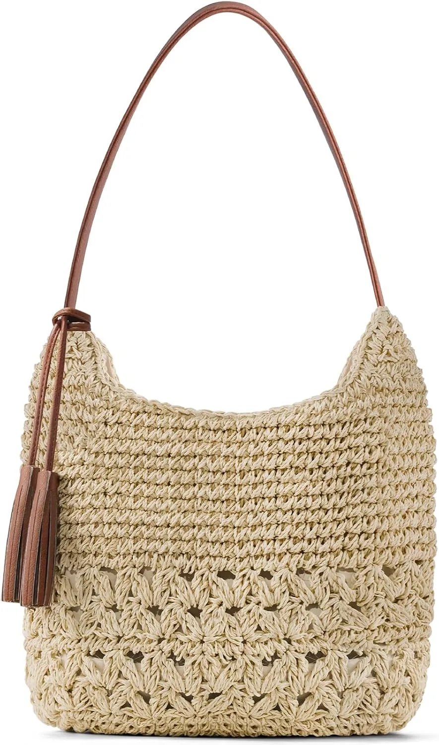 Straw Purses for Women 2025, Large Beach Bag Summer Woven Tote Bag with Tassels Beach Tote for Vacation