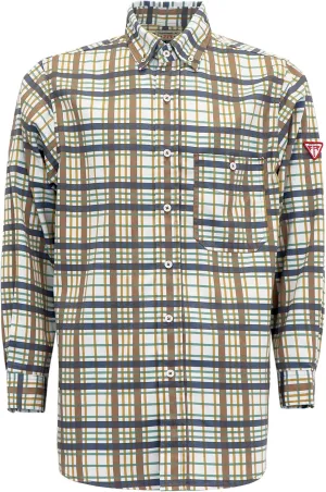 TICOMELA FR Shirt for Men Flame Resistant Shirts 6.5oz Light Weight Plaid Men's Fire Retardant Shirts