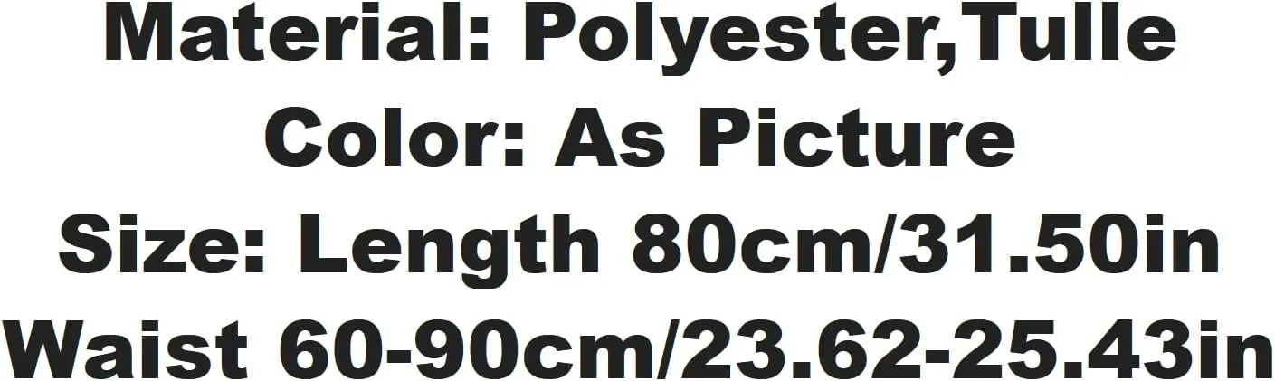 Tulle Skirt for Women Asymmetrical Pleated Tutu Midi Skirt Casual Cocktail Party Beach Elastic Waist Mesh Layered Skirts
