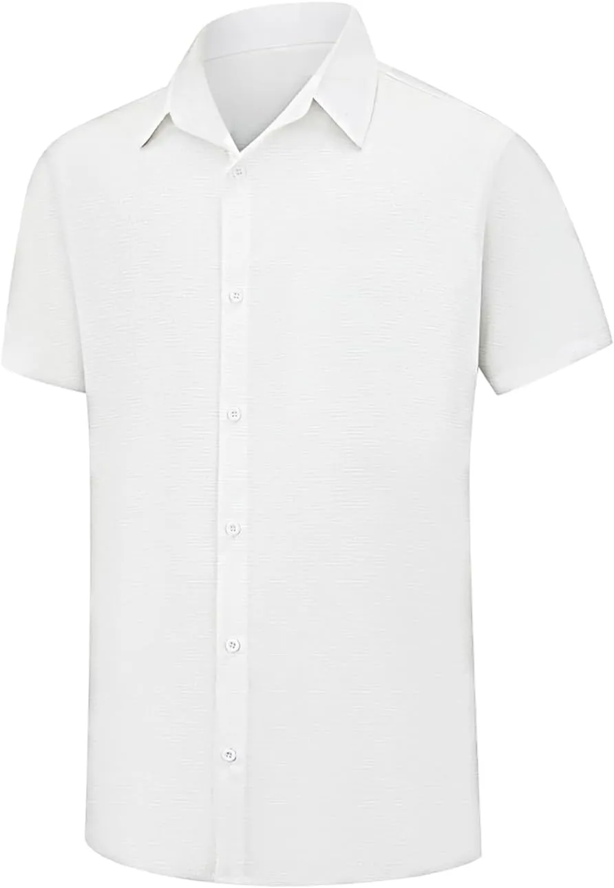 Udarnik Hawaiian Shirt for Men Short Sleeve Button Down Shirts Beach Tropical Casual Shirts